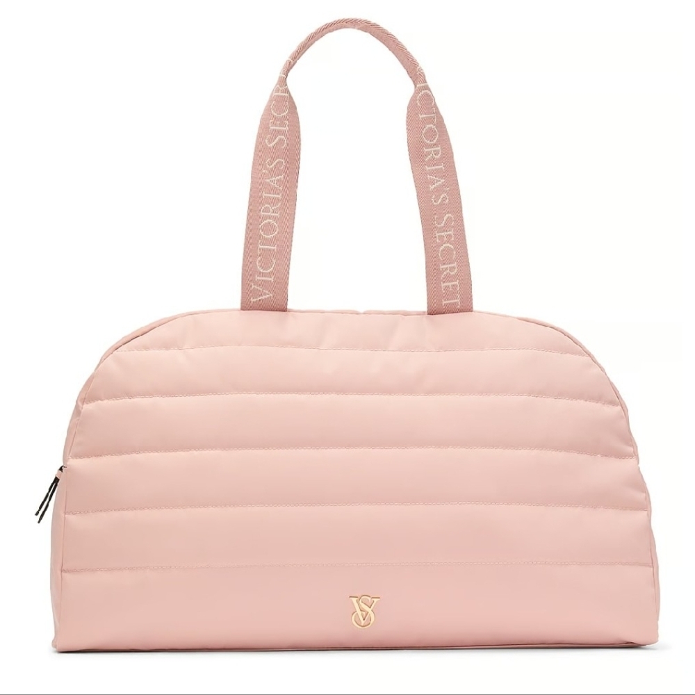 Victoria's Secret Pink Quilted Duffel Bag
